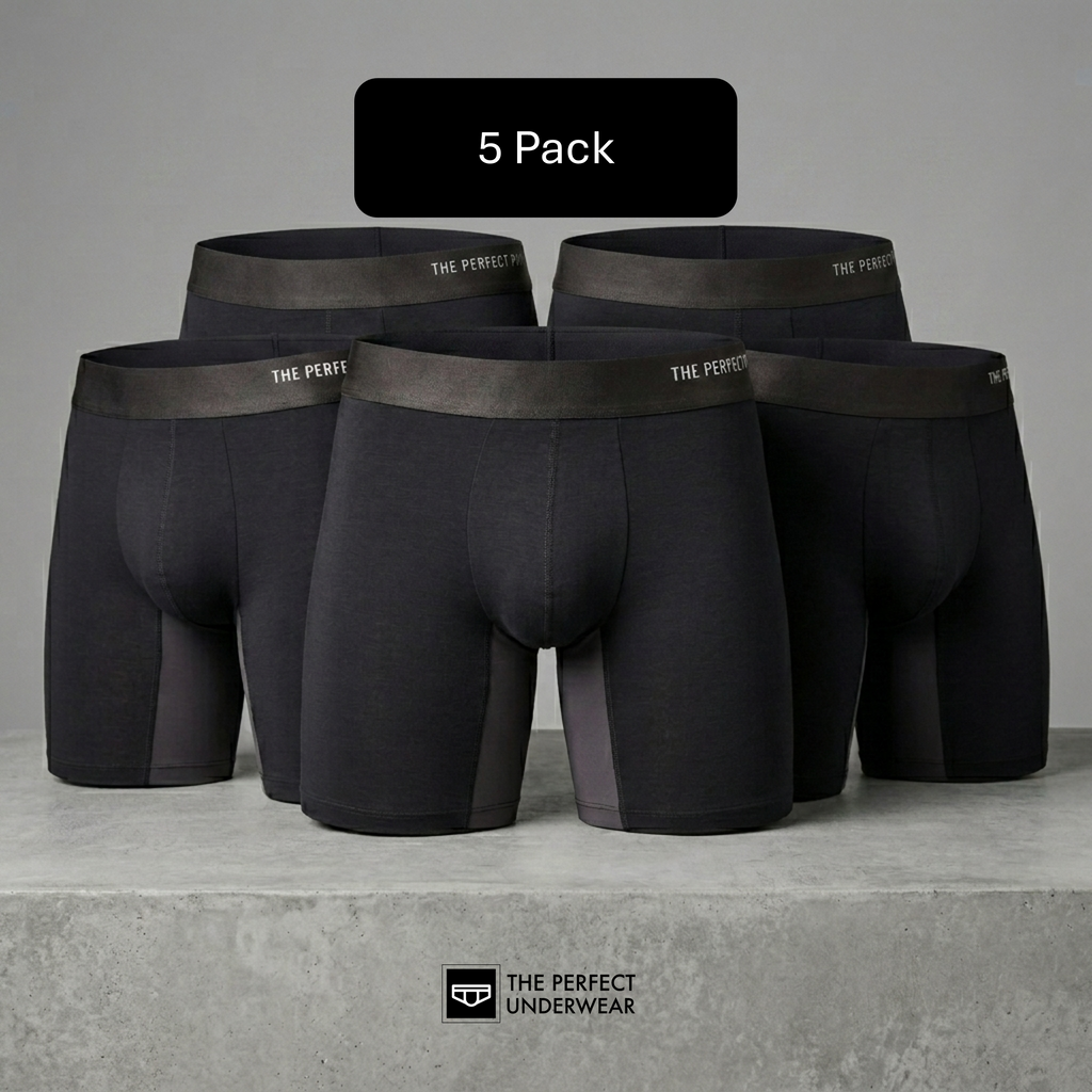 Bamboo Boxer Briefs for Men — 5 Pack