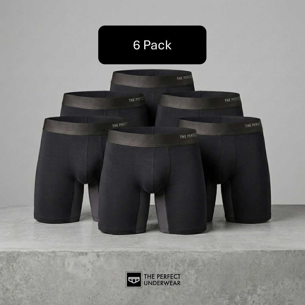 Bamboo Boxer Briefs for Men — 6 Pack