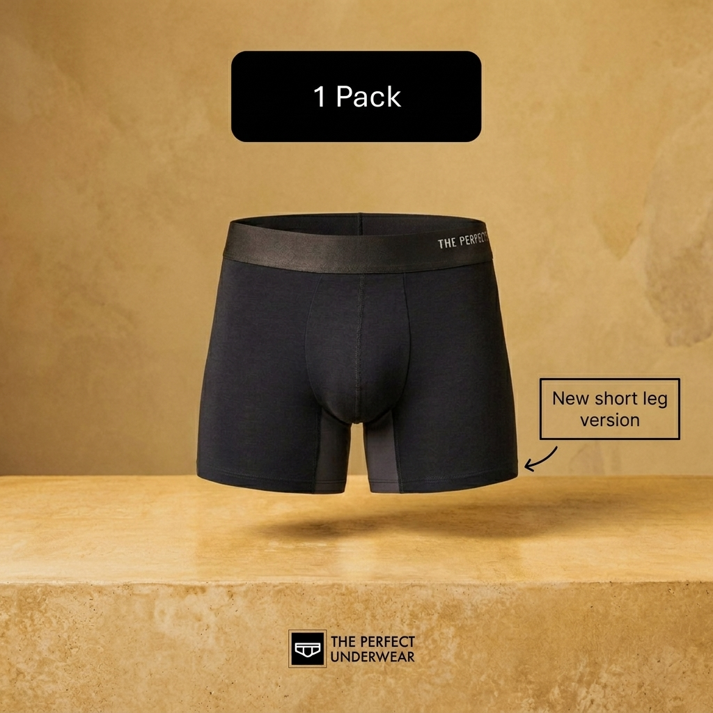 Bamboo Boxer Briefs Short Legs for Men — 1 Pack